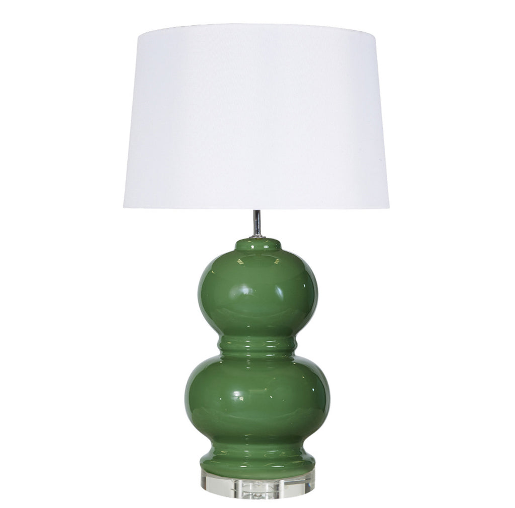 Emerald Green Ceramic Lamp