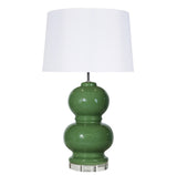 Emerald Green Ceramic Lamp