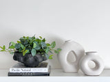 White Sculpture Vase (Small)