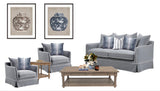 Hamptons Sofa (Grey)
