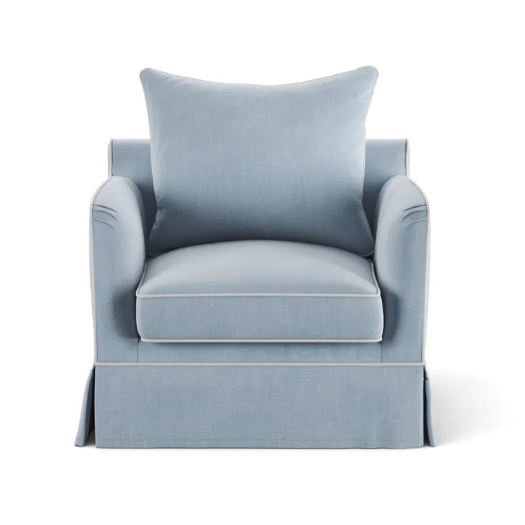 Hamptons Armchair (Pale Blue)
