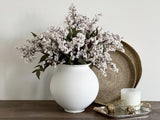 White Tubby Vase