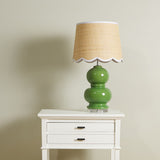 Emerald Green Ceramic Lamp