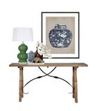 Emerald Green Ceramic Lamp