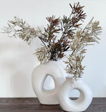 White Sculpture Vase (Large)