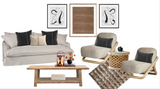 Cloud 3 seater Sofa (Natural)