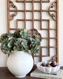White Tubby Vase