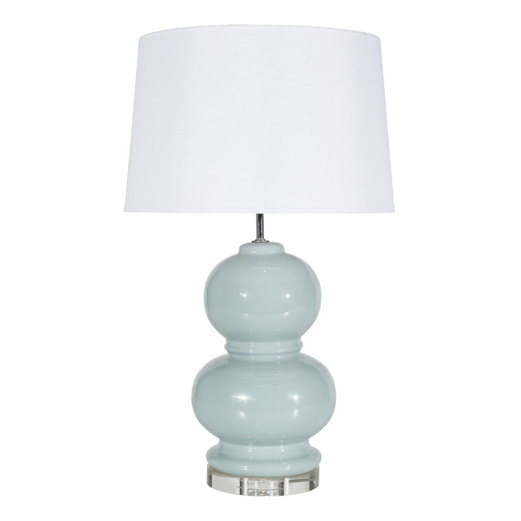 Powder Blue Ceramic Lamp