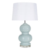 Powder Blue Ceramic Lamp