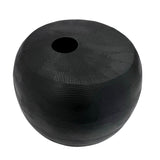 Etched Glass Vase (Black)