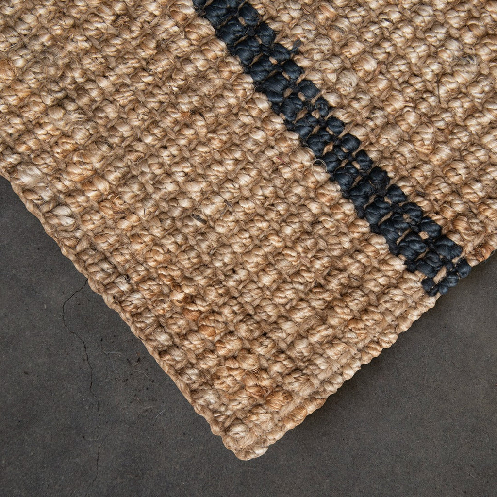 Natural Graphite Stripe Runner