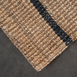Natural Graphite Stripe Runner