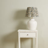 Bamboo Bedside Table (White)