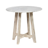 Marble Cross Side Table