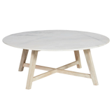 Marble Cross Coffee Table
