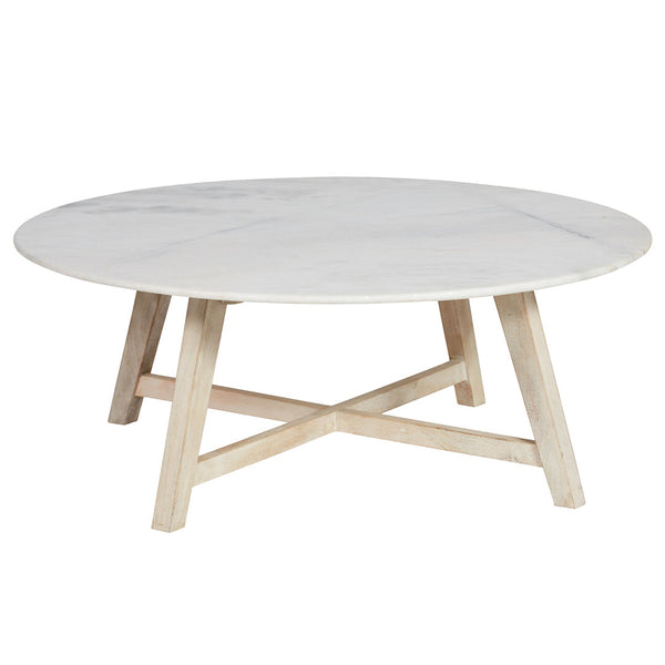 Marble Cross Coffee Table