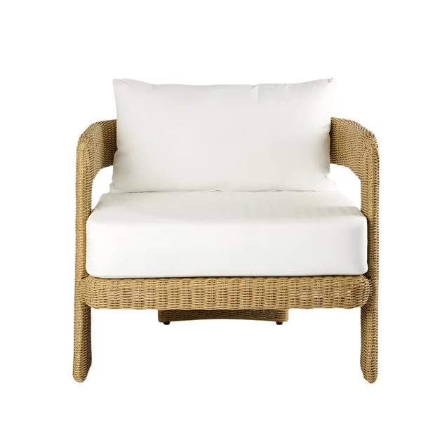Wicker Tripod Tub Chair