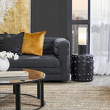 Bubble Stool (White and Black)