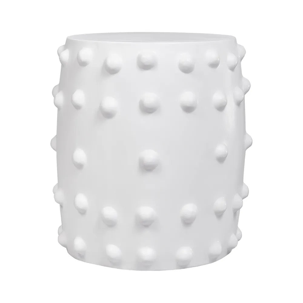 Bubble Stool (White and Black)