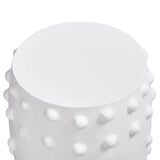 Bubble Stool (White and Black)