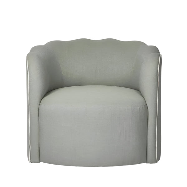 Scallop Tub Chair (Seafoam or Natural)
