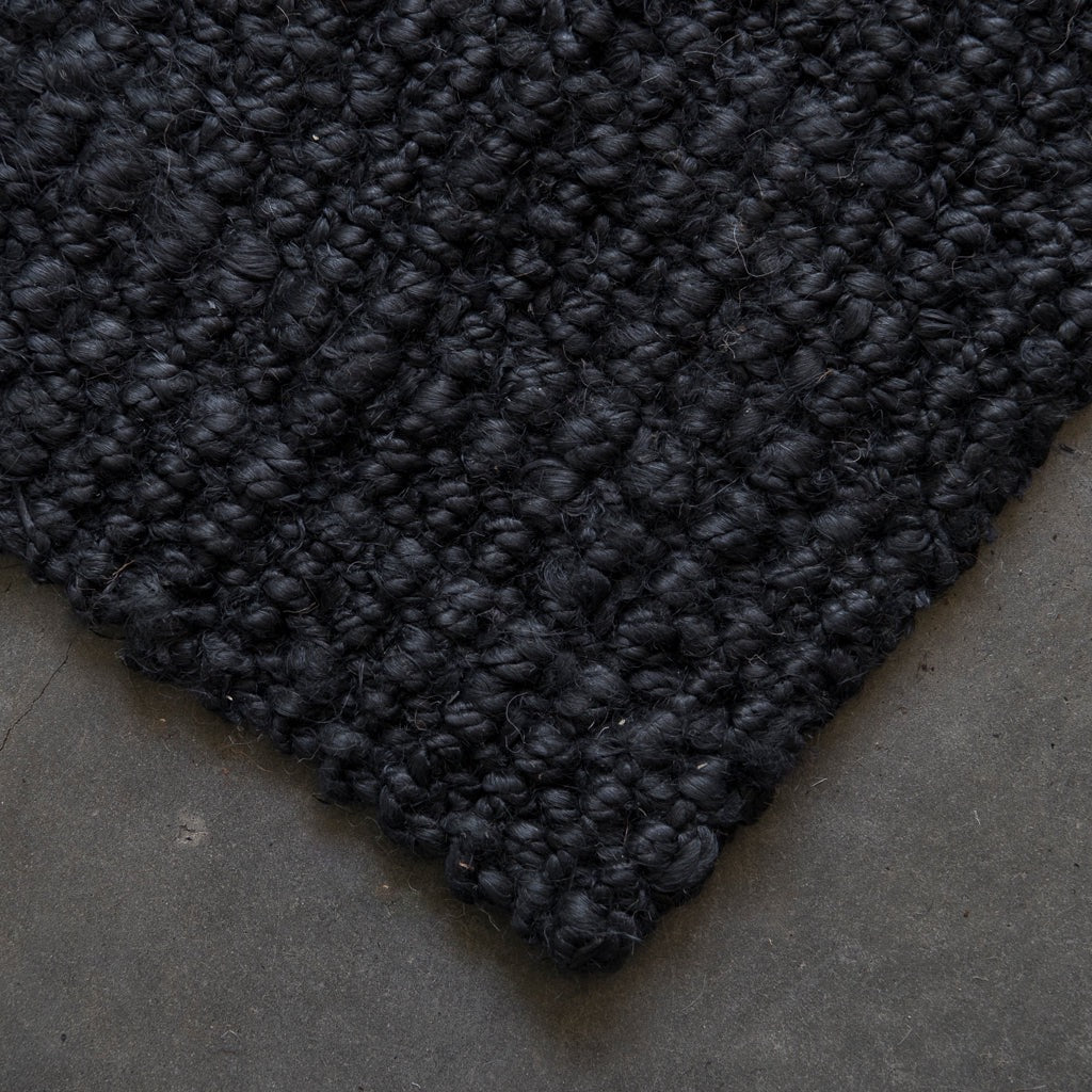 Graphite Jute Rug