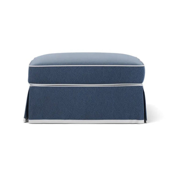Hamptons Ottoman (Navy)