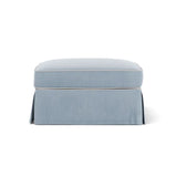 Hamptons Ottoman (Pale Blue)