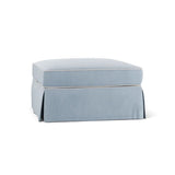 Hamptons Ottoman (Pale Blue)
