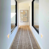 Natural White Stripe Runner