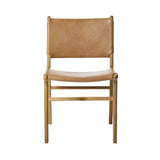 Leather Dining Chair (Tan)