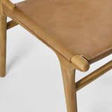 Leather Dining Chair (Tan)