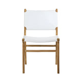 Leather Dining Chair (White)