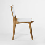 Leather Dining Chair (White)