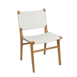 Leather Dining Chair (White)