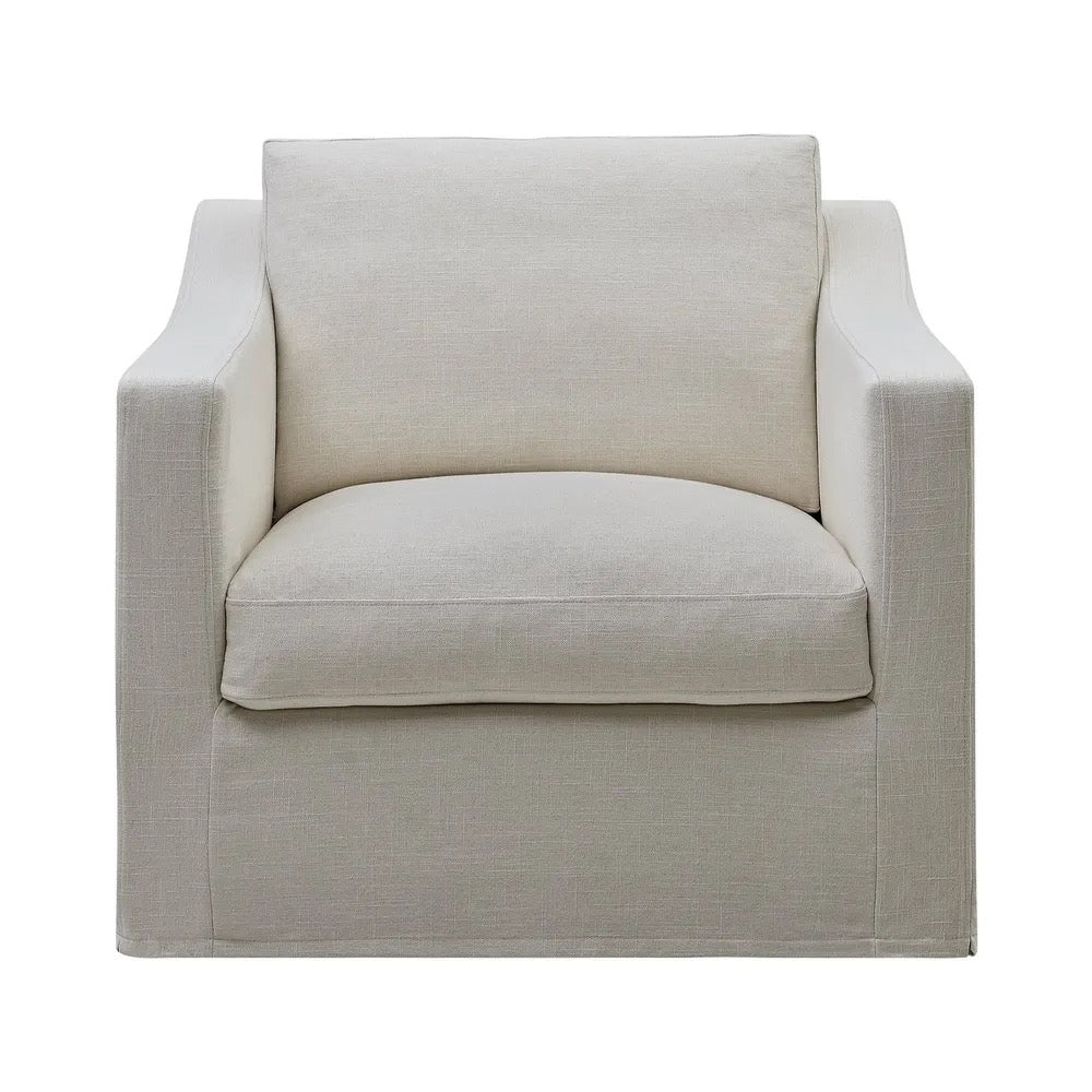 Modern Hamptons Armchair (Ivory)
