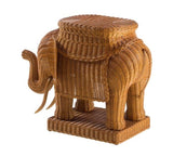 Elephant Rattan Stool