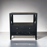 Cross Side Bedside Table