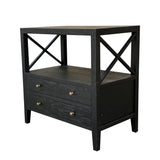 Cross Side Bedside Table
