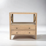 Cross Side Bedside Table
