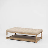 Upholstered Top Coffee Table (Square or Rectangle)