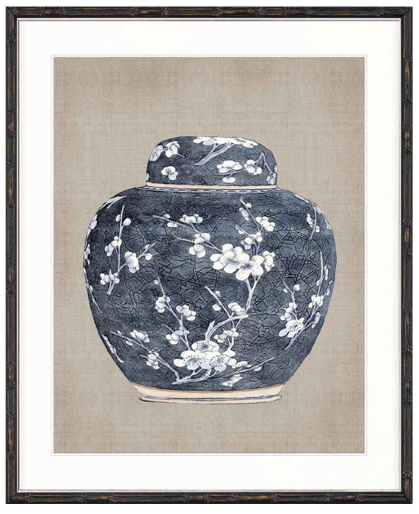 Chinoiserie Urn (Blue)