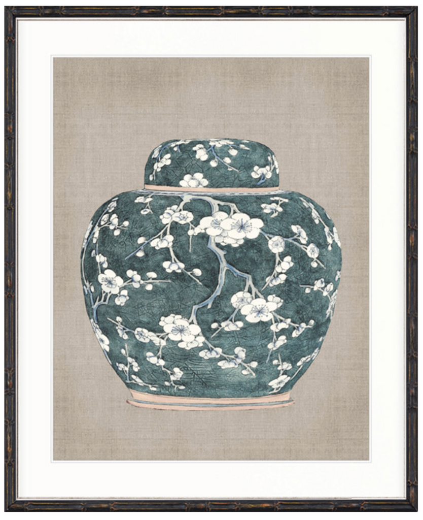 Chinoiserie Urn (Green)