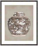 Chinoiserie Urn (Brown)
