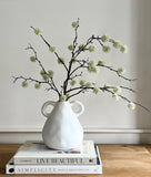 Organic Ceramic Vase with Handle (Short)