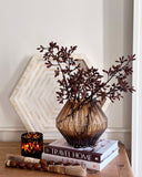 Amber Glass Vase