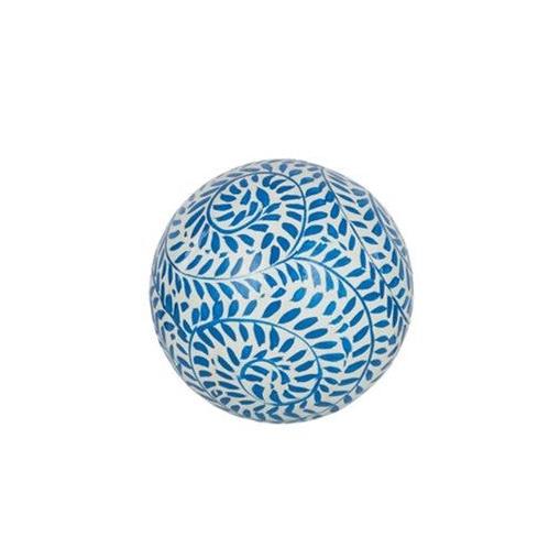 Blue and White Decorative Balls (pack of 4)