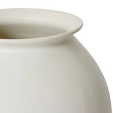White Tubby Vase