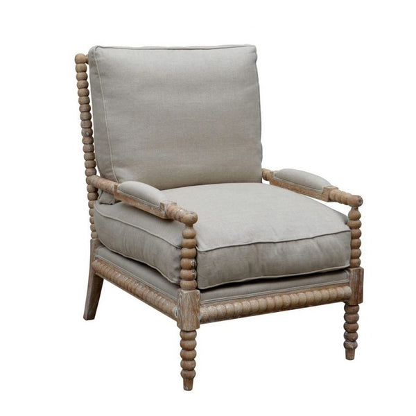 Bobbin Occasional Chair (Oak / Natural)