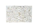 White Flower Mother of Pearl Inlay Box (2 sizes)